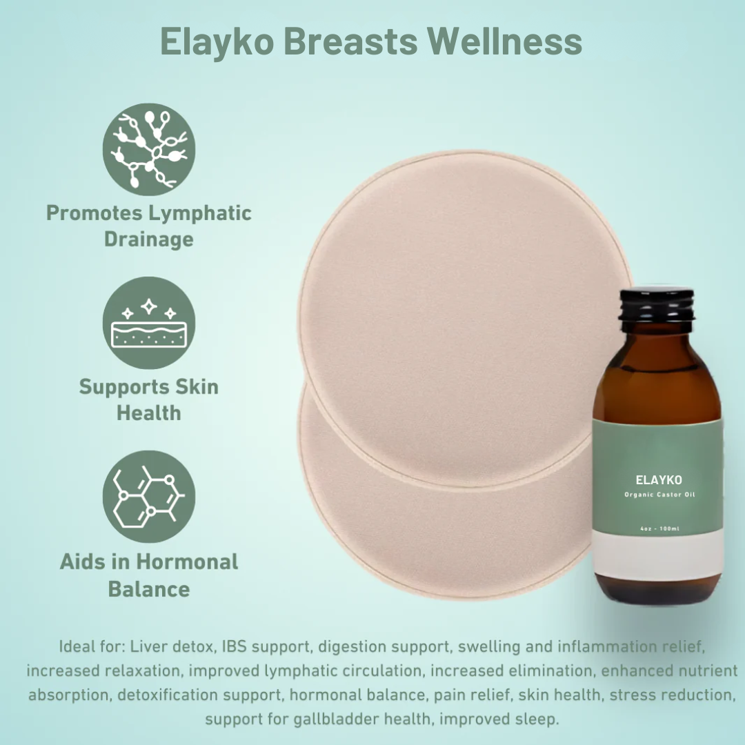 Elayko Breasts Wellness Pack (Pads + Castor Oil)